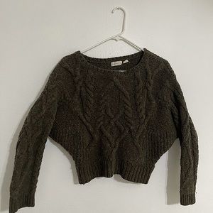 Thick wool sweater from Anthropologie
